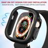 Metal Bumper Fit for Apple Watch Ultra 3 49mm Case Cover for iWatch Ultra 3/2/1 Watch Case 49mm, Matte Aluminum Bezel + Soft TPU Bumper