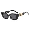 Rectangle Trendy Sunglasses Women Men Brand Designer Fashion Sun Glasses Female Male Cool Punk Mirror Oculos De Sol
