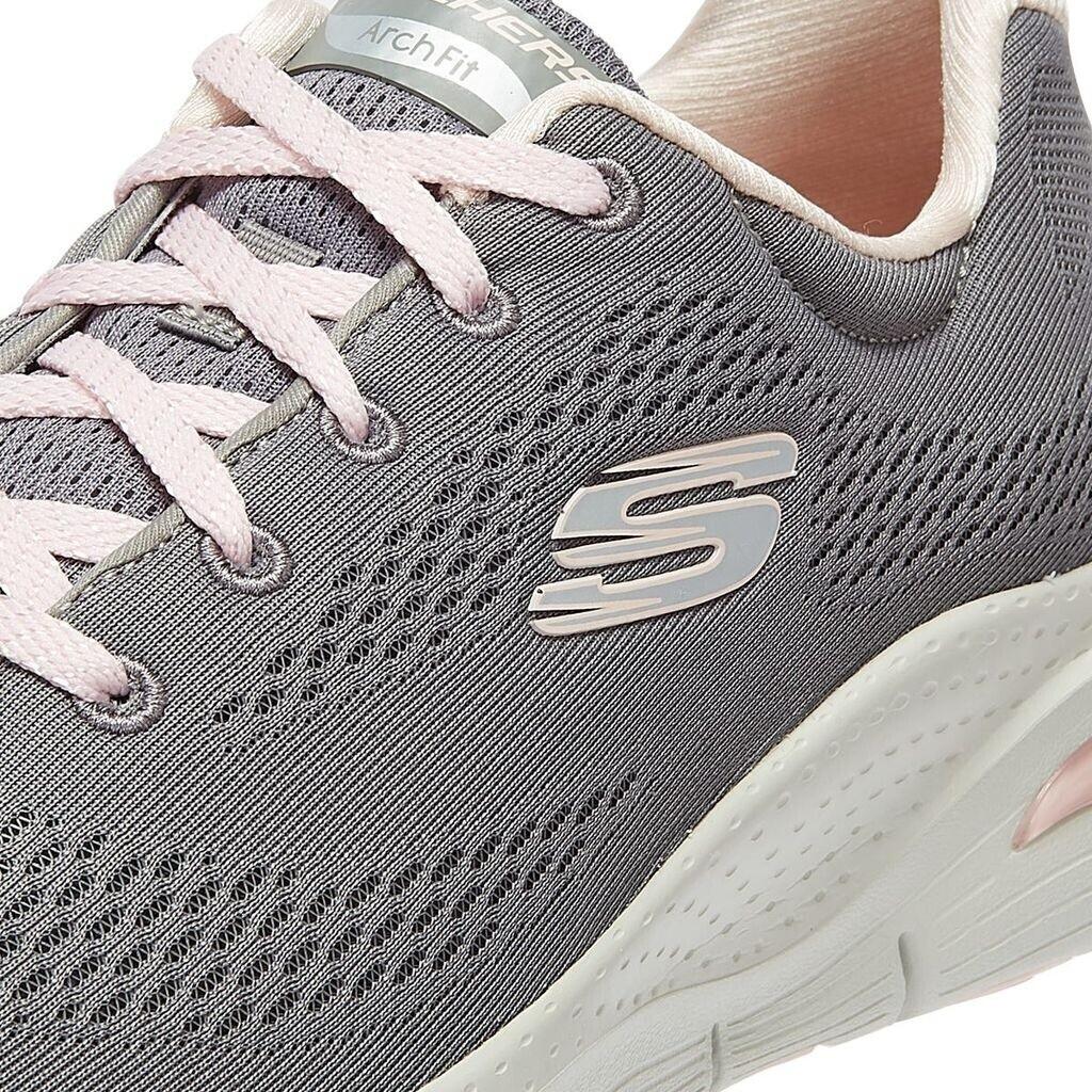 Женские кроссовки Skechers Arch Fit - Big Appeal серый/розовый