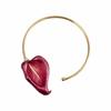 N11111 colored poplar leaf three-dimensional metal wind collar, light luxury retro niche high-end necklace for women