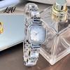 Rhinestone Band Ladies Watch Square Dial Women Bracelet Watch Luxury Strap Analog Daily Casual Wear Wrist Fashion Accessories