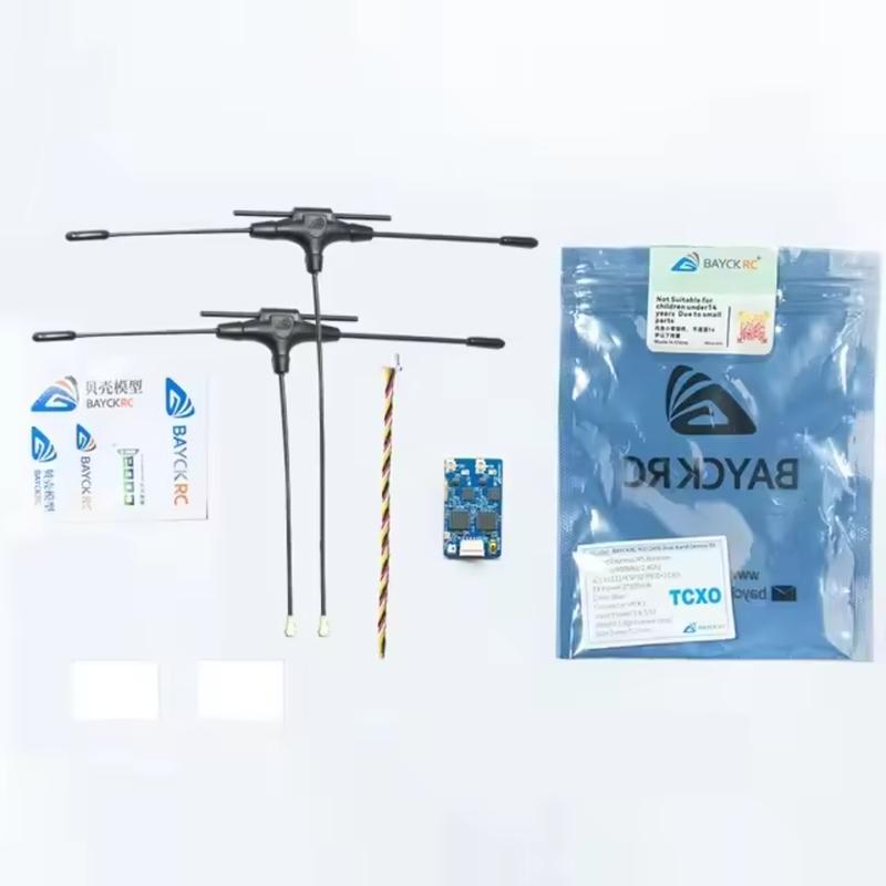 BAYCK 900MHz 2.4GHz 915M ELRS Dual Band Gemini Receiver ExpressLRS RX TCXO for RC FPV Racing Long Range Drone Fixed Wing