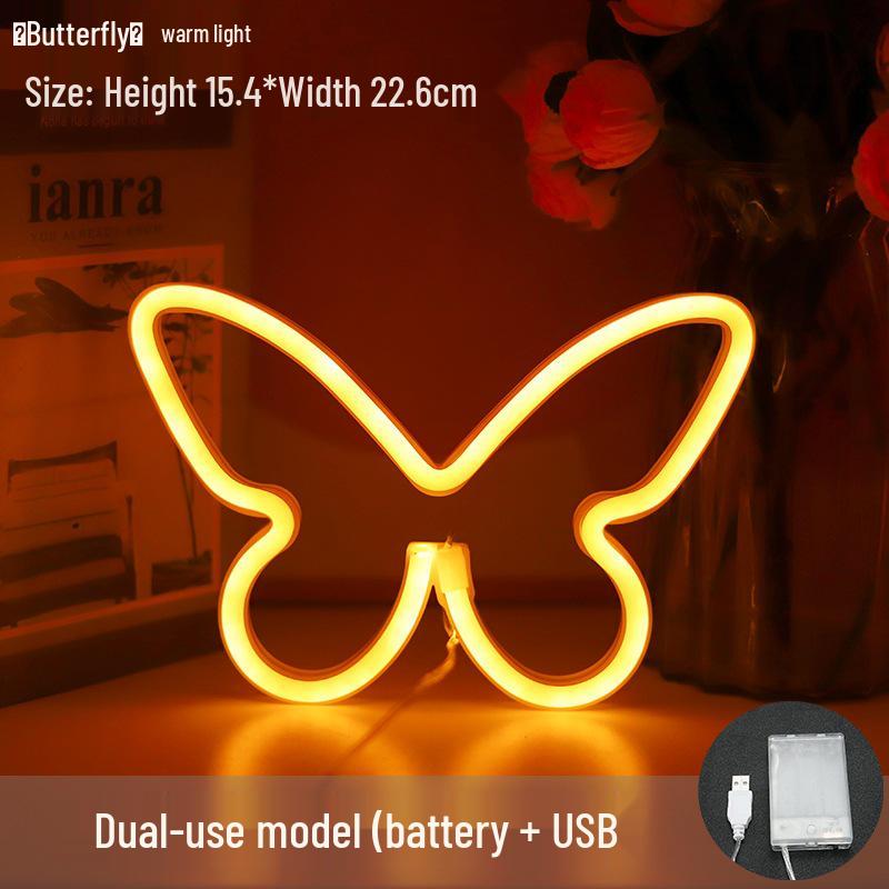 Trendy LED Neon Night Light Sign for Wall Décor