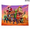Ben 10 Wall Tapestry Aesthetic Wall Hanging Printed Fabric Blanket Decorative Tapestries for Bedroom Living Room Home Decor