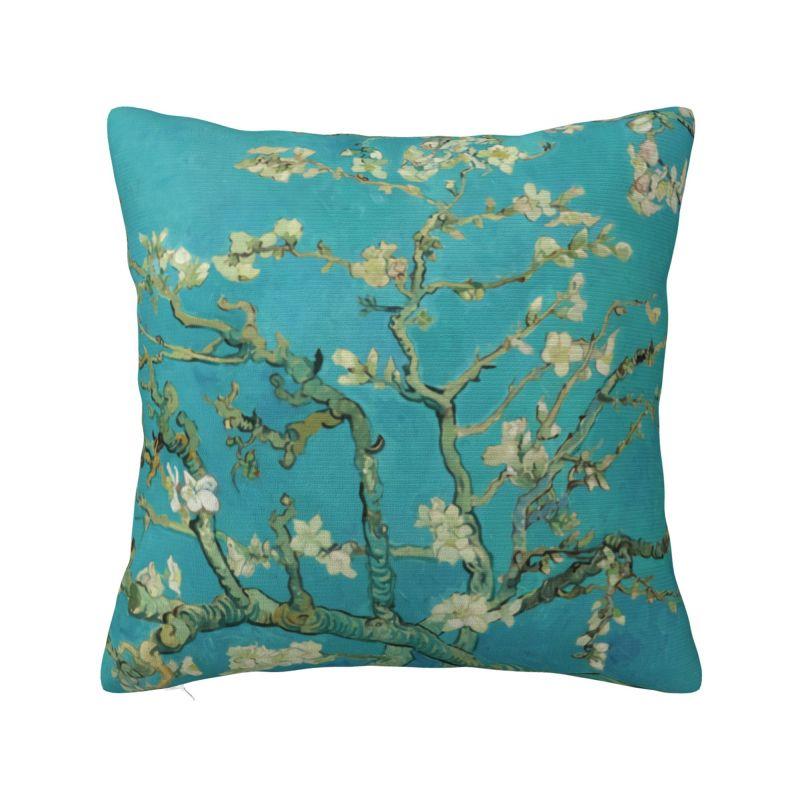 Nordic Vincent Van Gogh Twelve Sunflowers In A Vase Mask Cushion Cover Soft Art Flowers Painting Throw Pillow Case Home Decor