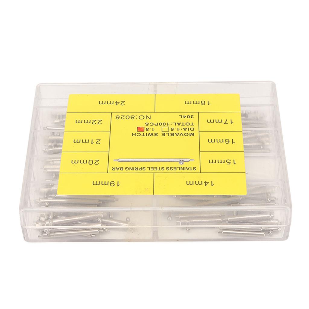 Watch Band Pins Professional Quick Release Stainless Steel Watch Band Spring Bars for Watch Repair