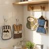 Quick-Dry Coffee Theme Hand Towel Coffee Bread Coral Fleece Toilet Handkerchief Thickened Soft Bathroom Kerchief Kitchen Home