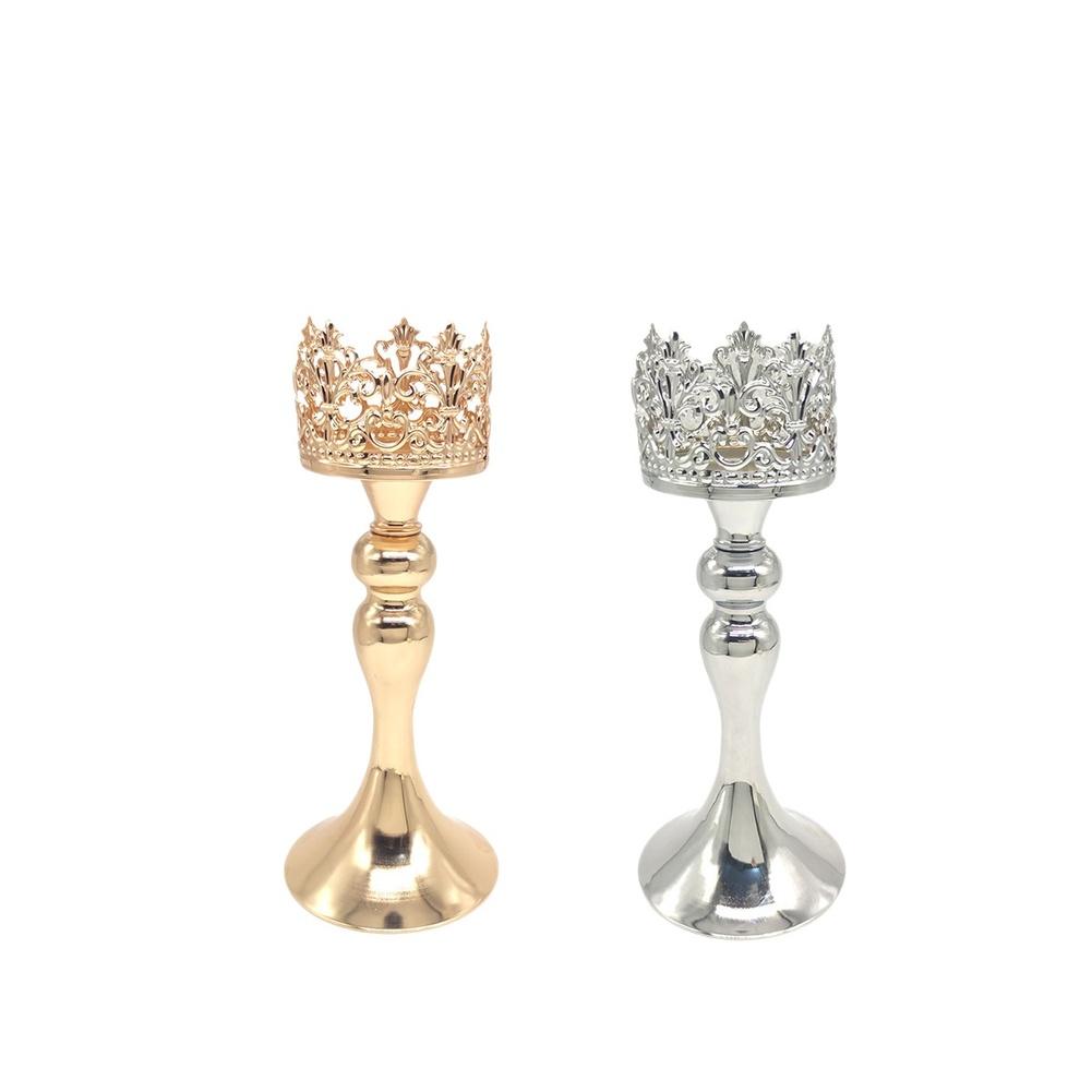 Nordic Iron Candlestick Holder Featuring Stable Base and Slim Waist for Wedding Dinner and Classic Home Ambiance