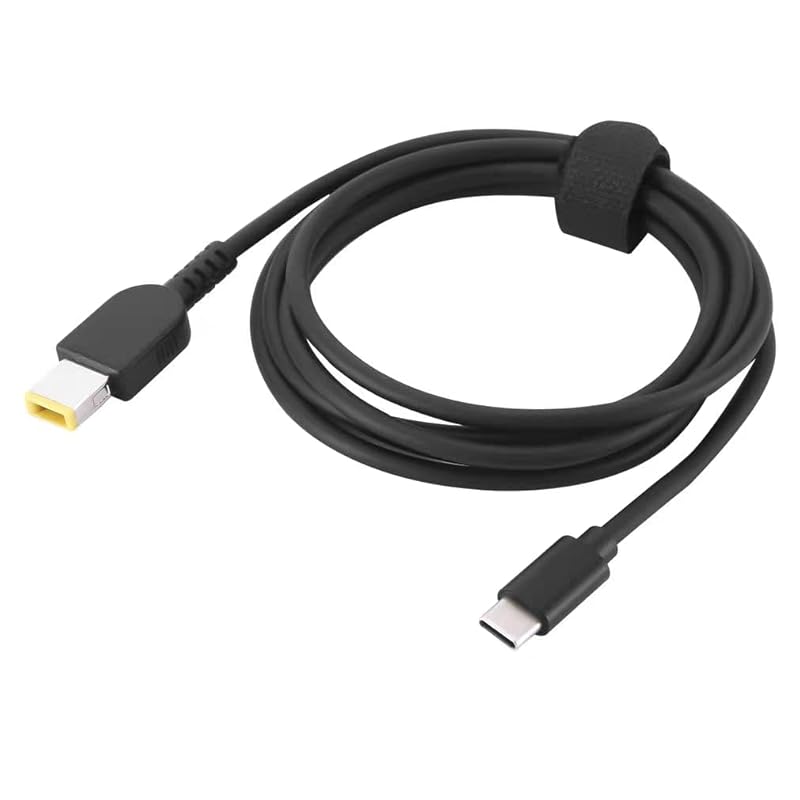 

Зарядний кабель Lenovo для комп ютера PD, адаптер USB-C для LENOVO/NEC/ThinkPad X1 Carbon Legion, кабель з квадратним штекером 11×4,5 мм