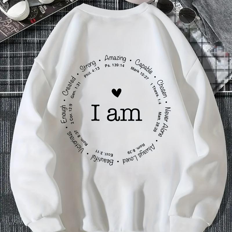 

Oversized Crew Neck Sweatshirt, 4-Way Stretch Fabric, Flexible Layering & Daily Wear S