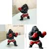 Resin Gorilla Boxing Figurine With Animal Design For Home Decor And Collectors
