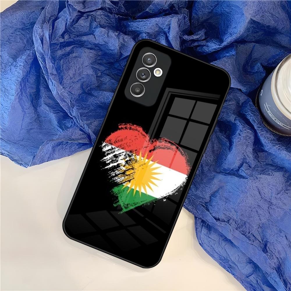Kurdistan Flagge Handyhülle für Samsung S25 S24 S30 S21 S23 S20 S22 Fe S10 E S9 Note 20 Pro Ultra Plus Glas Hülle