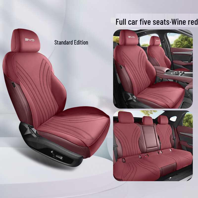 BYD Seal DMI-I Car Seat Cushion: Suede Half-Wrap, Fits 25 Models
