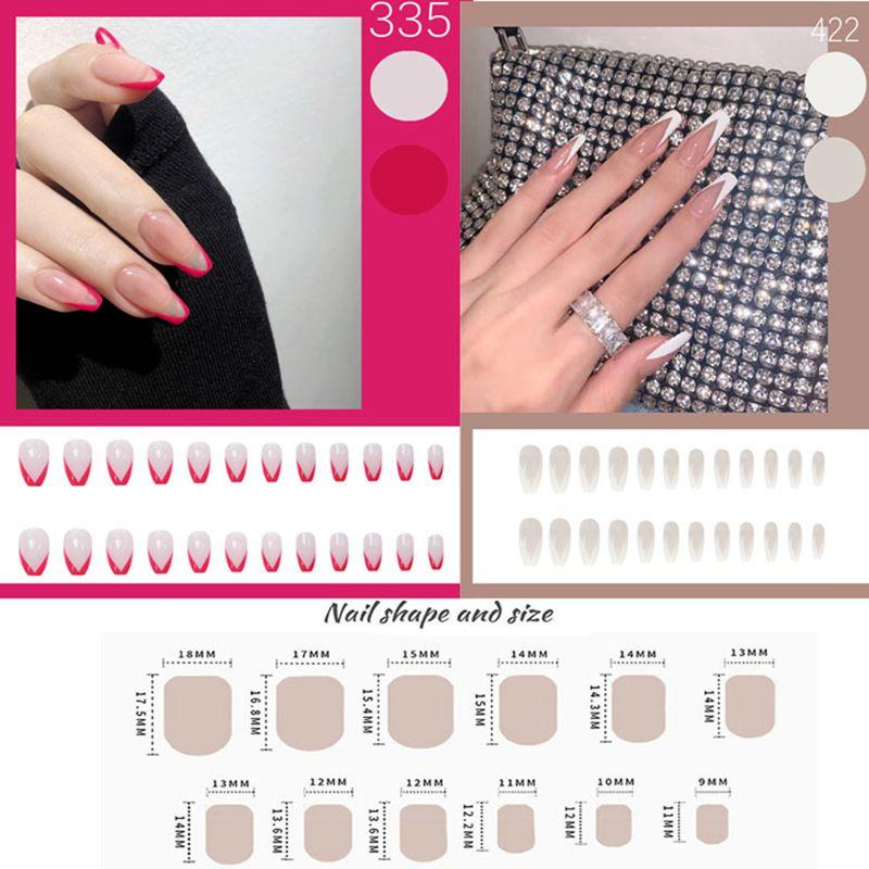 Buy Manicure V Shape French Nail Art Tips False Nails 24pcs Coffin Ballerina Nail At Affordable Prices Free Shipping Real Reviews With Photos Joom