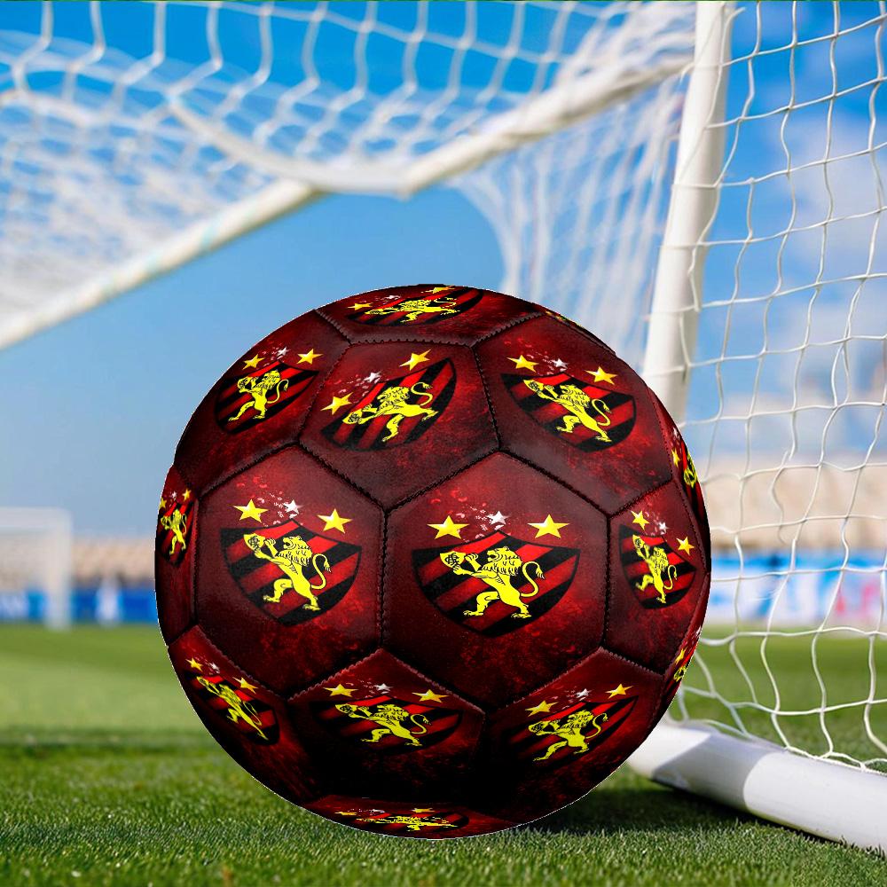 Fc Crest Design Printed Size 5 Soccer Balls, Anti-Slip, Protective Football, Outdoor Sport, a Unique Gift Suitable for him/her, Birthday