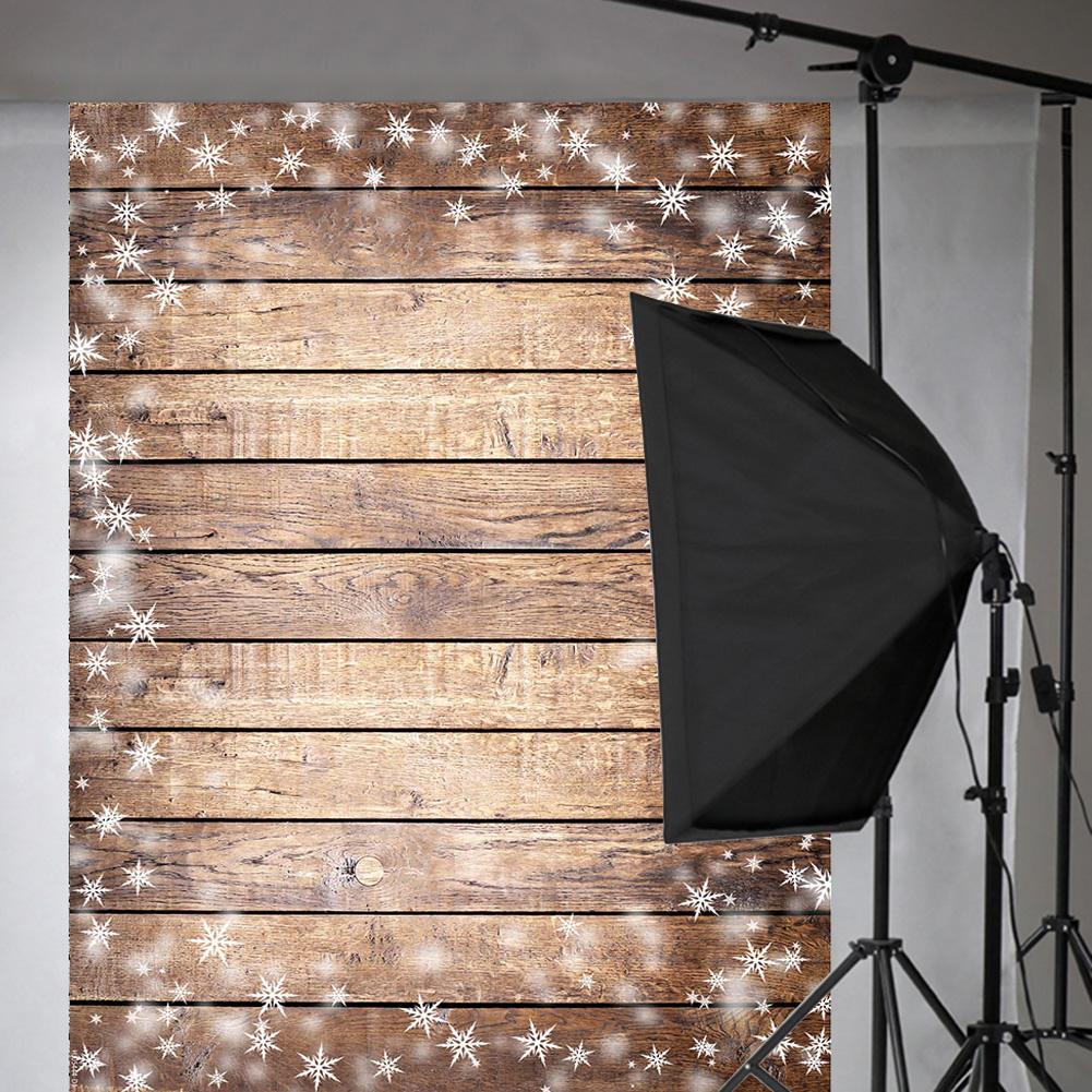 globeagle Wood Plank Snowflake Print Photography Background Cloth Backdrop 1.5X2.1m globeagle Wood Plank Snowflake Print Photography Background Cloth Backdrop 1.5X2.1m