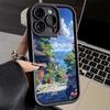 Phone Case for iPhone 17 Air 16E 15 16 Pro Max Anime Aesthetic Scenery Cover 14 Plus 13 12 Mini Soft Shell Silicone Fundas