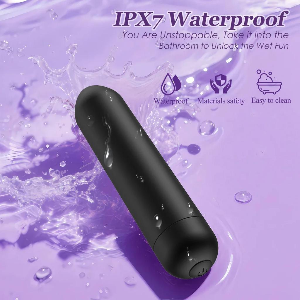 Bullet Vibrator Sex Toys for Women Powerful Mini Bullet Vibrator 10 Mode Clit Vaginal Stimulator USB Charge Erotic Adult Sex Toy