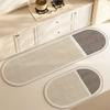 Wabi Sand Wind Kitchen Floor Mat Diatom Mud Floor Mat Water Absorption Oil Absorption Quick Drying Non-slip Mat