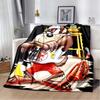 Fun Cartoon Tasmanian Devil Warm and Cozy Flannel Blanket—Ideal for Bedrooms, Sofas, Beds, Seats, Picnics, and Travel
