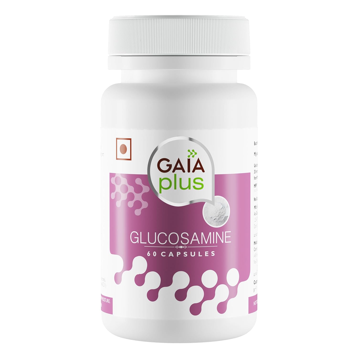 

Глюкозамін (60 кап, 450 мг), Glucosamine, Gaia