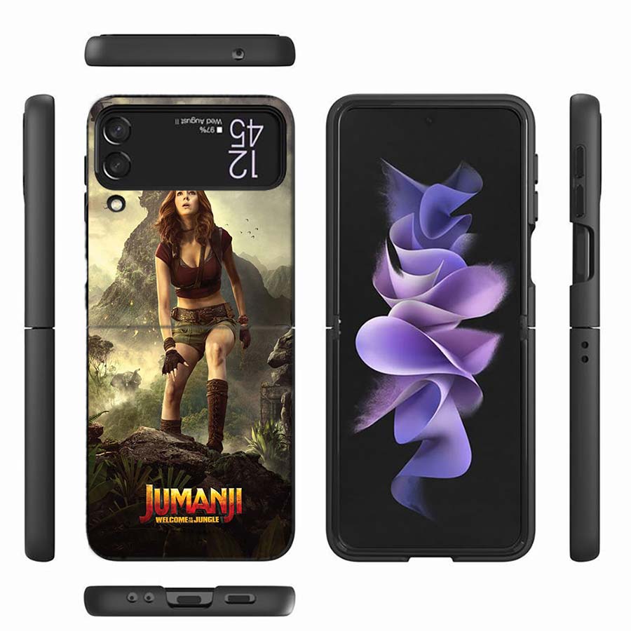 Jumanji Welcome to the Jungle Phone Case For Samsung Z Flip 6 7 5G Z Flip 5 Galaxy Z Flip 3 4 5G ZFlip Shockproof Hard Cover TPU