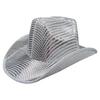 Glänzender Pailletten Western Cowboyhut Gold Cowgirlhut Mode Sommerhut Reisen