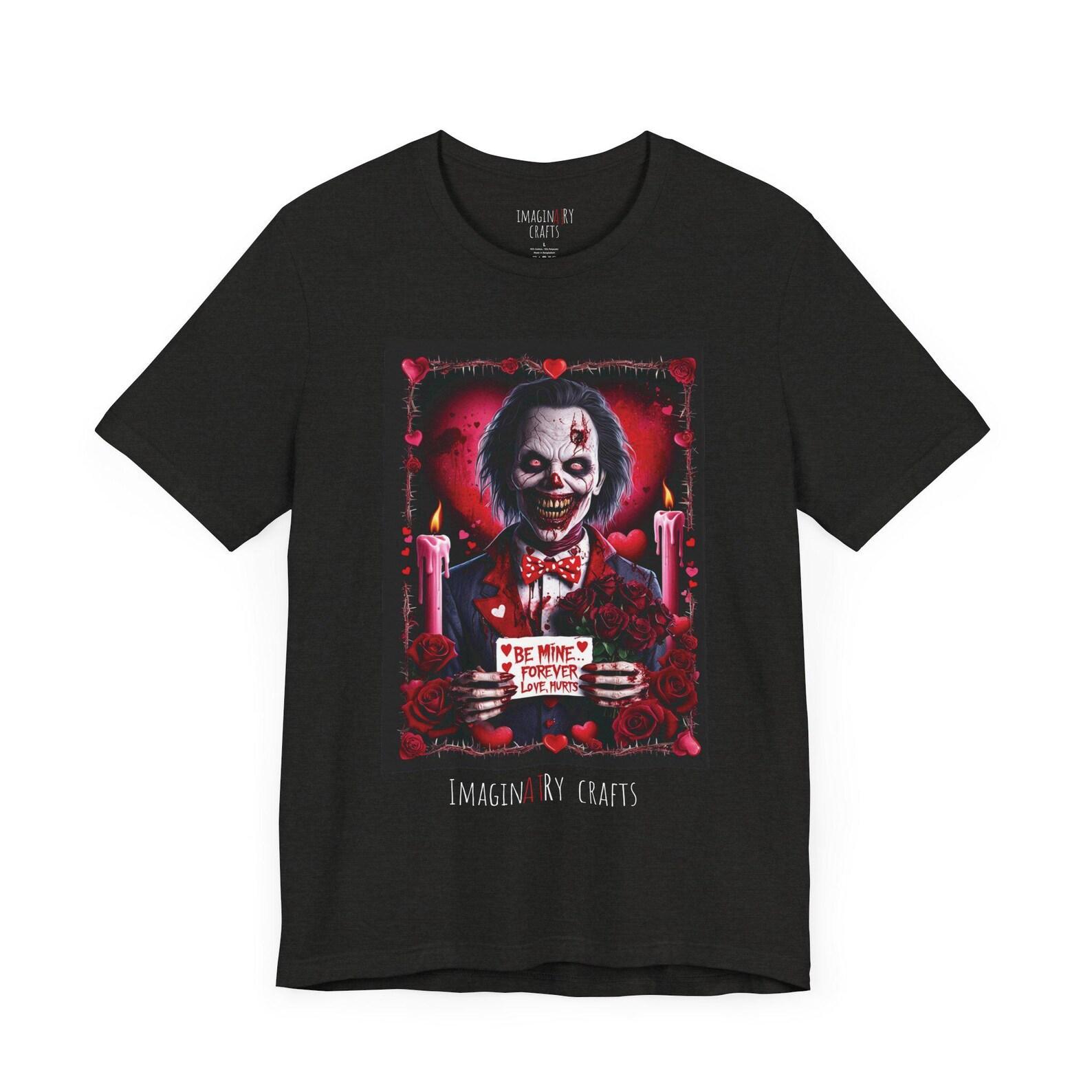 Valentines Day Horror Character T-Shirt Unisex 2XL