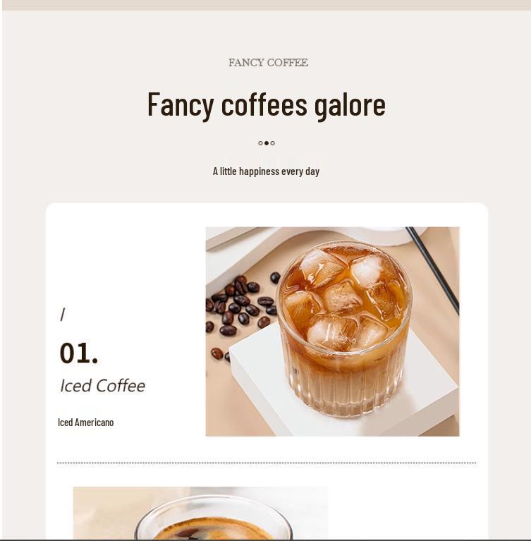 110V US Plug Semi-Automatic Espresso Machine with Milk Frother & Grinder