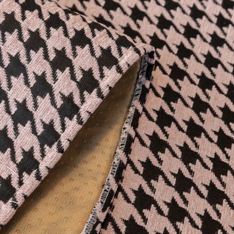 Thousand Bird Grid Splicing Sofa Cover Chenille Non-slip Sofa Cover All-season Universal Sofa Cushion for Living Room Home Decor