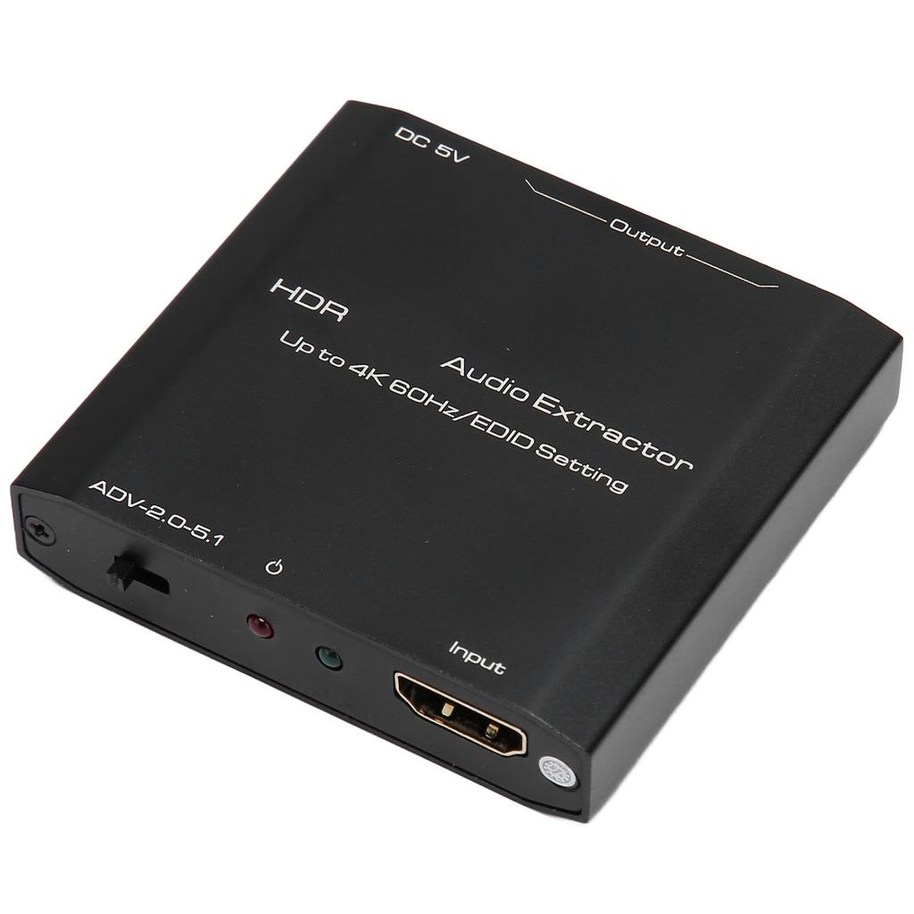HDR HD Multimedia Interface Sound Extractor Support 4K 60Hz EDID Setting Converter for HDCP Digital