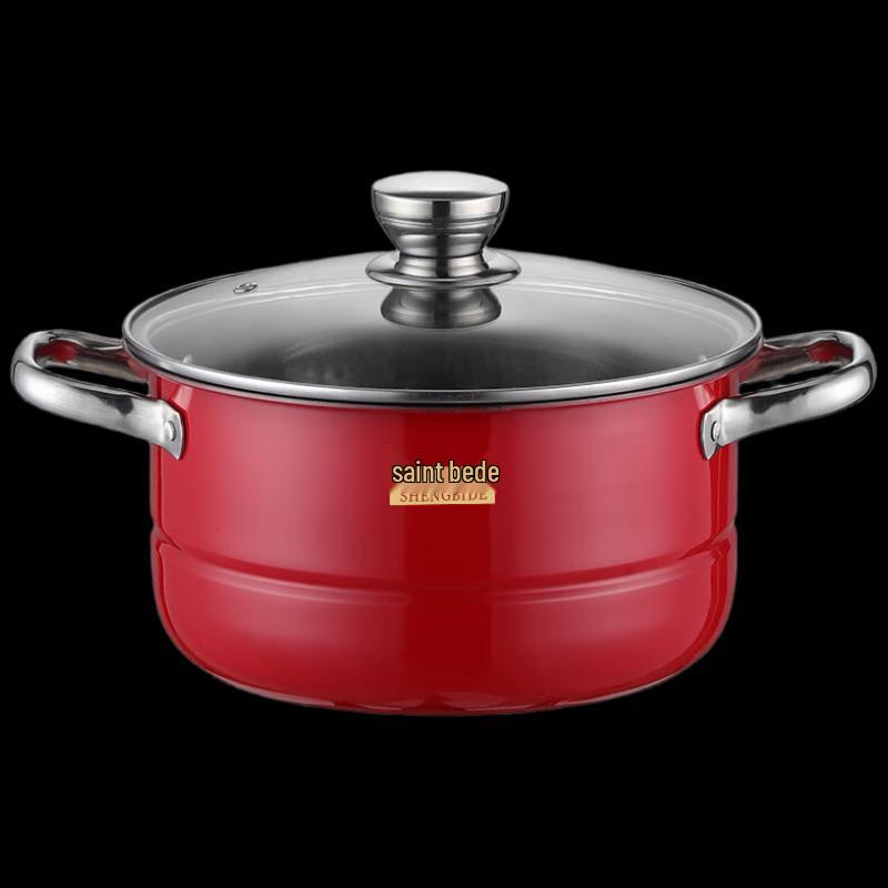 Sheng Bide SBD-T06 Stainless Steel Induction Steamer Pot with Thickened Glass Lid