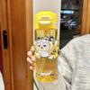 Eggy Party Childrens Plastic Cup With Double Drinking Straw For School And Outdoor Use