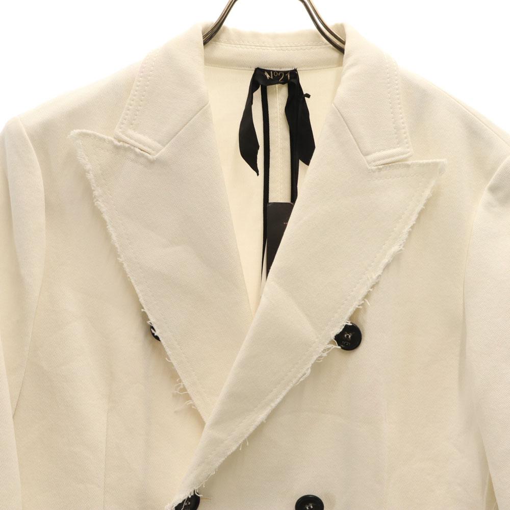 N°21 cut off pea coat 48 white Men's Used