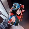 Japanese Style Anime Phone Case For Xiaomi Redmi Note 10 11 12 13 14 15 Pro Plus 11S 12S 14S 11T 11E 10S Soft TPU Back Cover Red