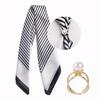 Faux Pearl Scarf Ring Silk Scarf Slide T-shirt Tie Clip Stylish Slide Ring