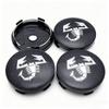 4pcs Scorpion Logo Emblem Badge Car Wheel Center Caps 60MM 56MM Car Wheels Hub Cap Rim Hubcaps Cover Replace Styling Accessories