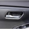Car Accessories Fit for Nissan Sentra 2020 2021 2022 2023 2024 2025 Interior Door Handle Bowl Decor Sticker Cover Trim (Carbon Fiber) 4PCS ABS