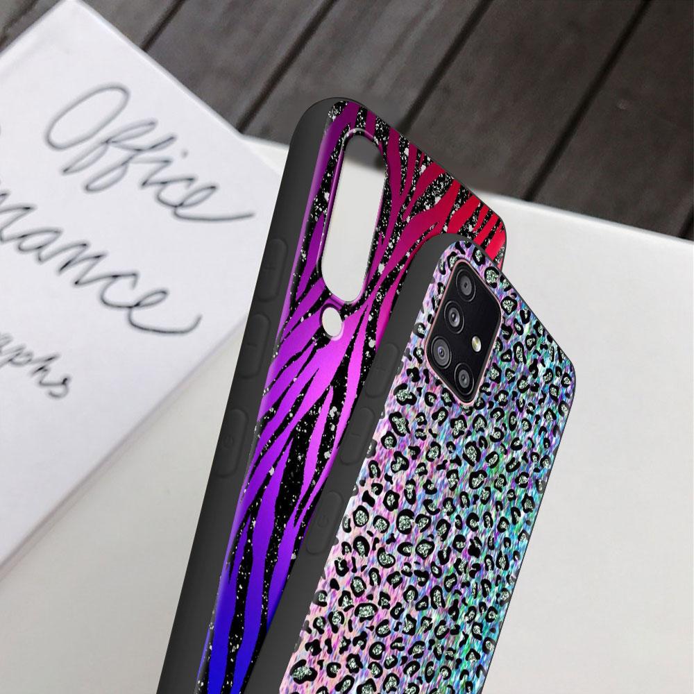 Skal För Samsung Galaxy A52 A12 A51 A32 A21s A71 A53 A13 A32 A72 A31 A33 A22 A03 A41 Telefonskal Mode Leopardmönster