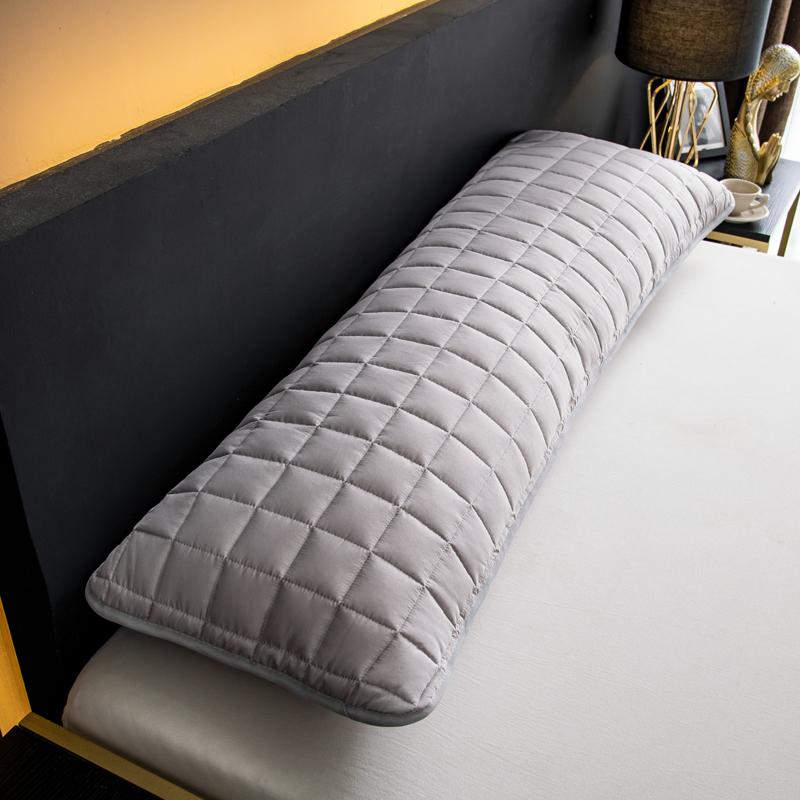 Solid Color Quilted Designer Long Pillowcase Bedding Body Pillow Covers Pillow Case For Healthy Standard 48*120cm/48*150cm/48*180cm
