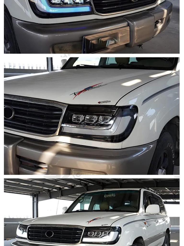 98-07 Toyota Land Cruiser LC100 LED Projector Headlight Assembly