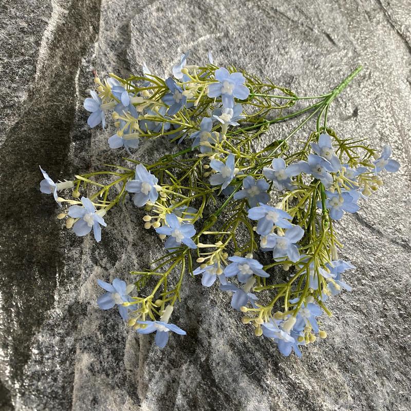 Silk 5 Stem Orchid Floral Arrangement For Living Room And Event Decoration Gift