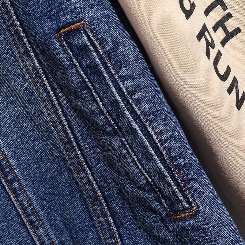 Militärische Jeansweste für Herren im Freien, Baumwolle, mehrere Taschen, ärmellos, Jeansjacke, taktischer Weste-Mantel