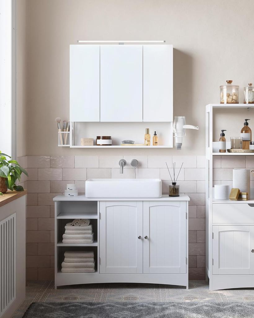 Bathroom Cabinet with Mirror - BBK124W14