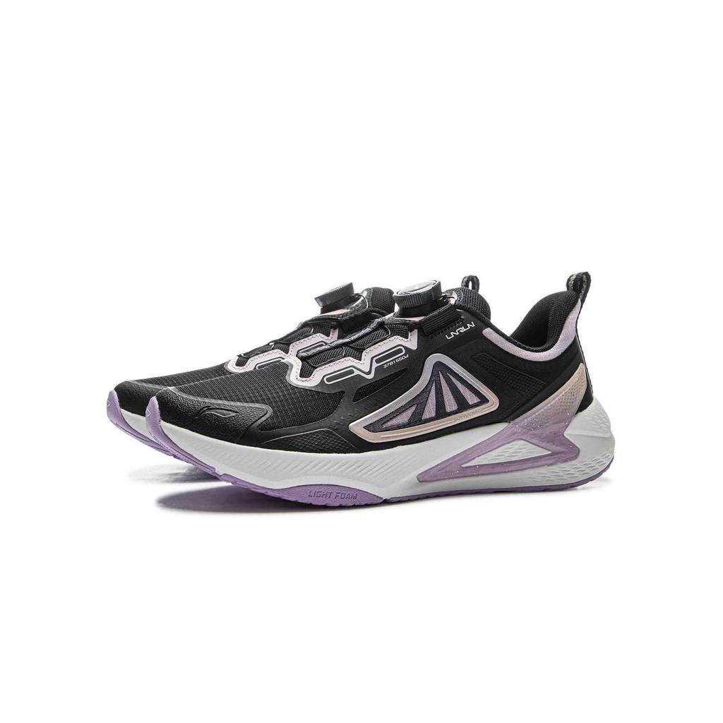 Li Ning Comfortable Soft Fashionable Durable Low-Top Kids Running Shoes Kids Running Shoes Black YKFV006-4