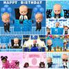 Boss Baby Thema Achtergrond Meisje Jongen Verjaardagsfeest Kinderkamer Decoratie Fotografie Achtergrond Gepersonaliseerd Naam Poster Banner