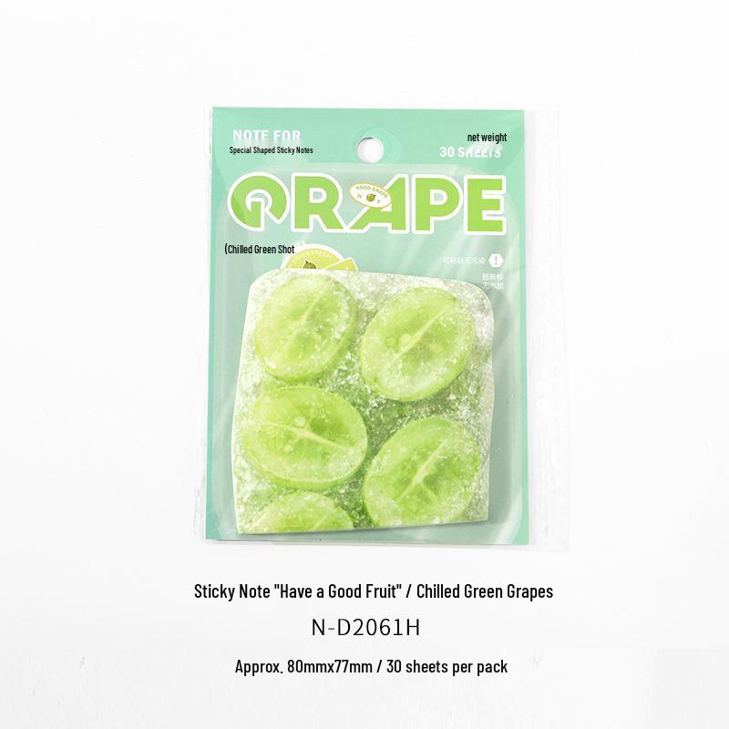 Good Fruit Creative Sticky Notes - Realistic, Reusable Tear-off Notes for Students