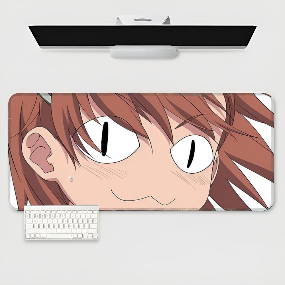 Misaka Mikoto Mouse Pad Large Gamer XXL Keyboard Mat On Mat 900X400MM Carpet Rubber Desk Mat Gaming Mouse pad