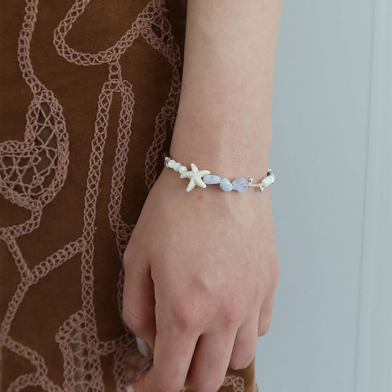 August Harmony 925silver Summer Nacre Bracelet
