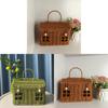 Modern Minimalist Handwoven Basket With Pp Material For Storage And Organizer Use